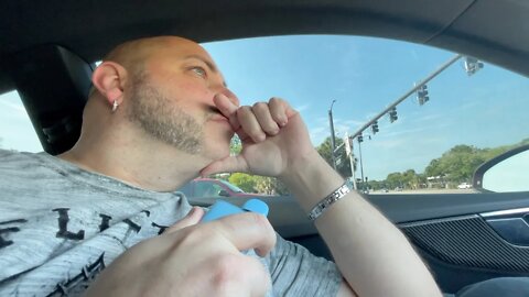 Drivin in the RS5 doing a Review on the UWell Poprell PK1