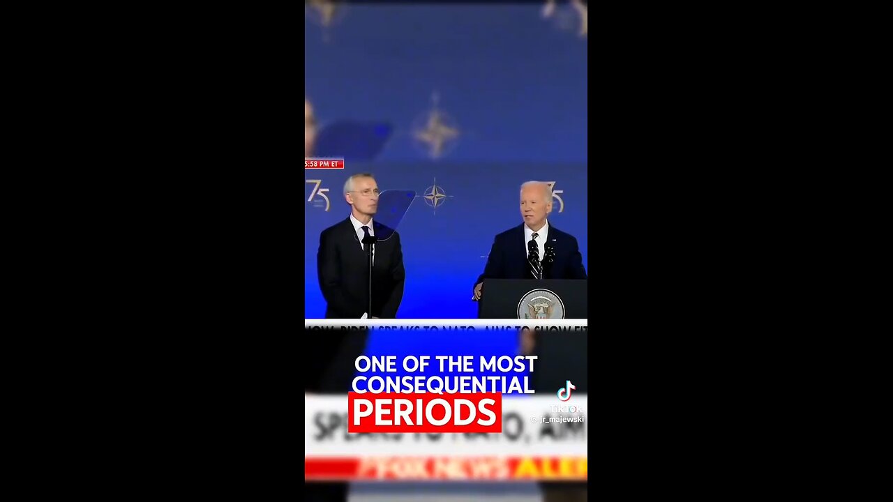 Joe Biden Gafe about Fucking NATO Chiefs Wife