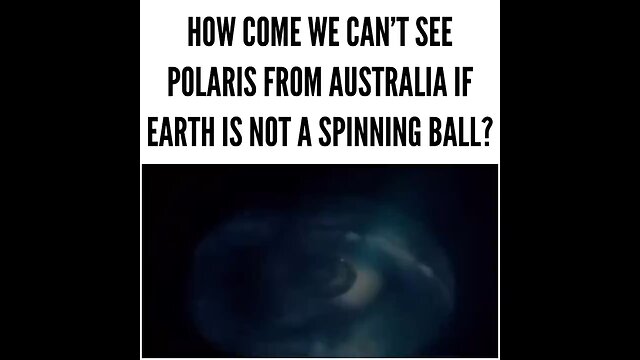 Why can’t you see Polaris from Australia FE