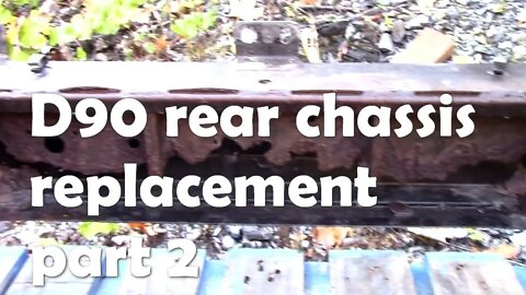 D90 rear chassis replacement Part two What was the old chassis like