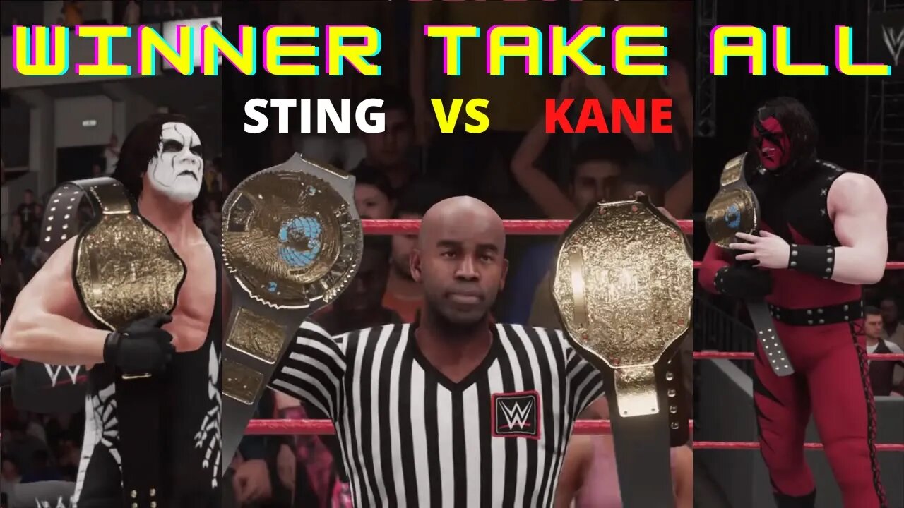 Kane (WWF) vs Sting (WCW)