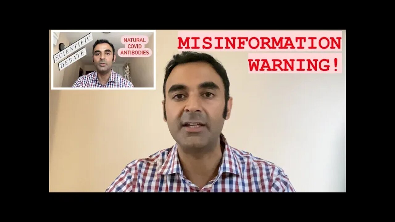 MISINFORMATION threat: "Dr DHAND, immediately DELETE your videos..."