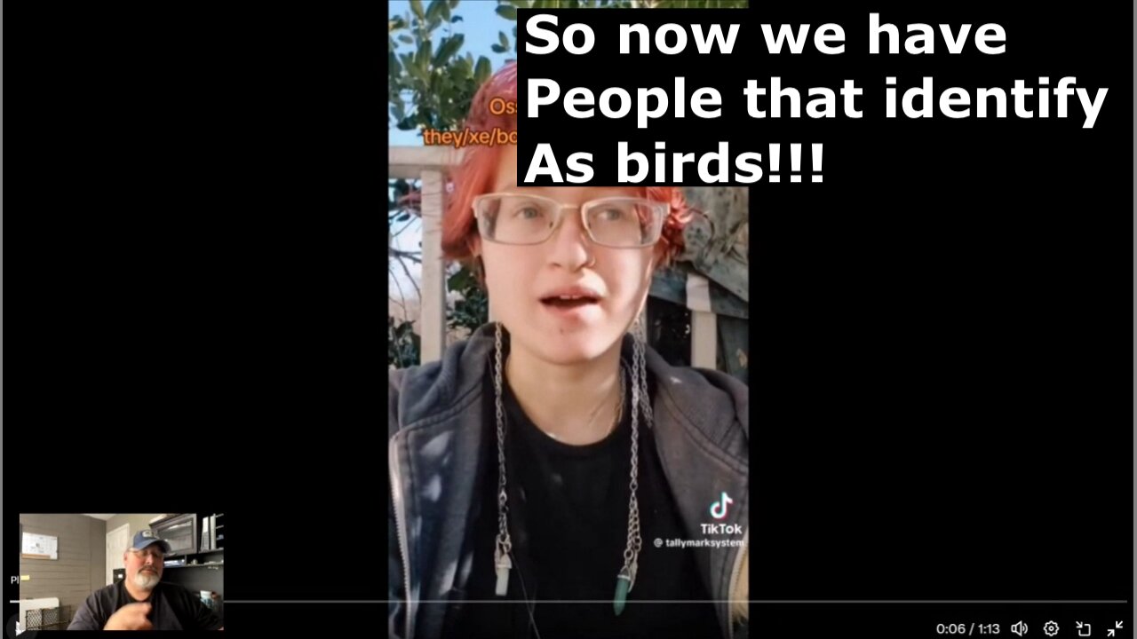 Did you know that there are people out there that identify as birds? Watch this video with me.