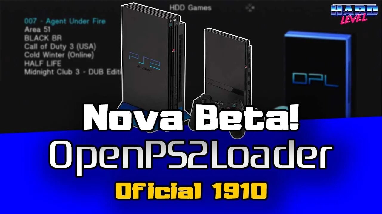 Open PS2 Loader (OPL) 1.2.0 Nova Beta 1910 Melhorias no PS2RD!