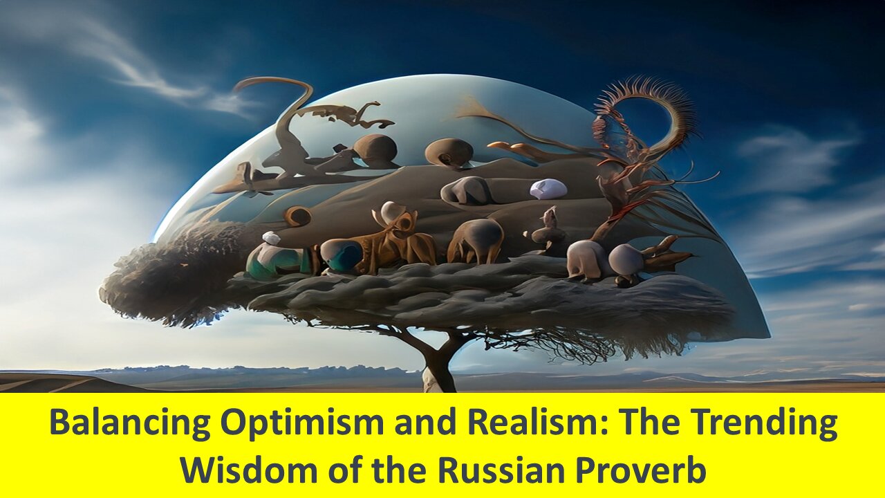 Balancing Optimism and Realism: The Trending Wisdom of the Russian Proverb