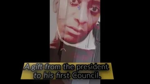A gift from the President of the world to his first Council Ashtar.