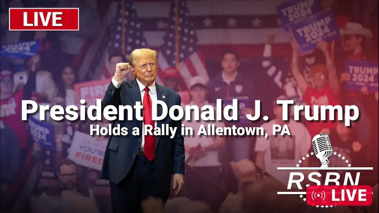 President Trump Holds a Rally in Allentown, PA - 10/29/24