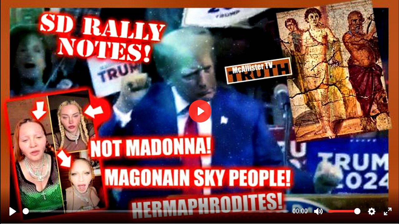 RALLY NOTES! ANOTHER MADONNA! ANCIENT CLOAKING AND SKY PEOPLE! HERMAPHRODITES!