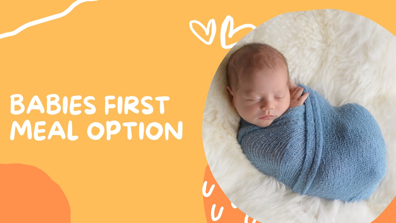 Babies First Meal Option | Perfect For New Mums