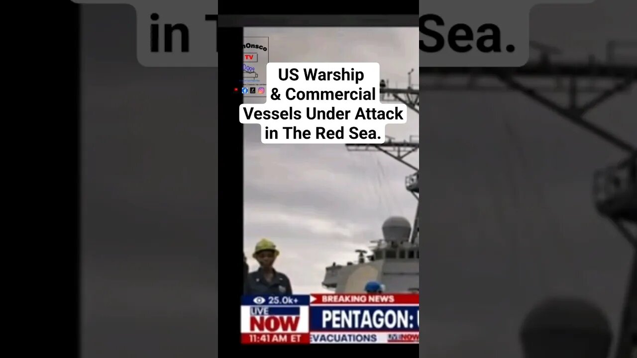 US Warship Attacked at The Red Sea. | #uswarship #usnews #britishnews #shorts #unitedstates #fyp.