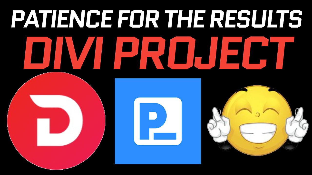 Divi Project Update! Got to be patient for the presearch grant results