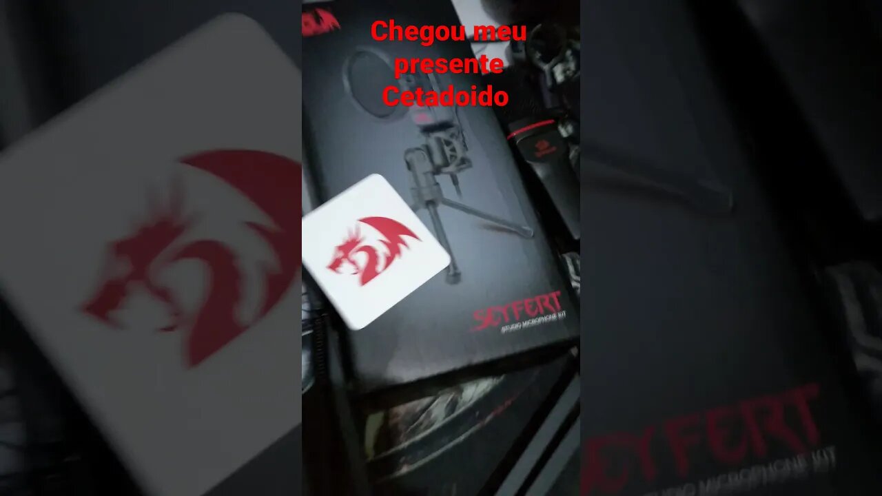 Meu Novo Microfone Chegou. Obrigado ao membro Alex pelo presente CETADOIDO Amigão.