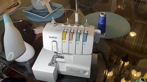 Threading a brother serger 1034D