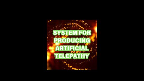 System for producing artificial telepathy