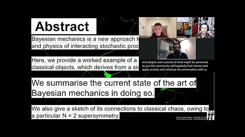 ActInf Livestream #049.0 ~ "A Worked Example of the Bayesian Mechanics of Classical Objects"