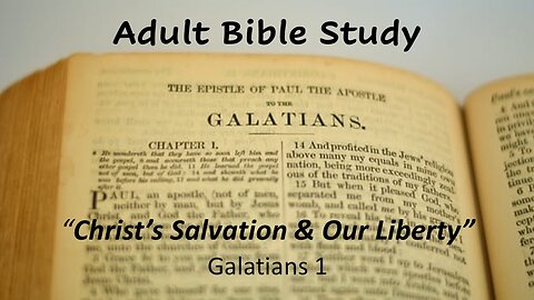 Christ's Salvation & Our Liberty, Pastor David Hansen, 01-10-2024