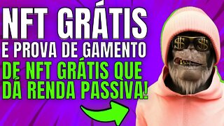 🚨 ALERTA - NFT GRÁTIS E PROVA DE PAGAMENTO DE NFT GRÁTIS QUE DÁ RENDA PASSIVA + RESULTADO DO SORTEIO