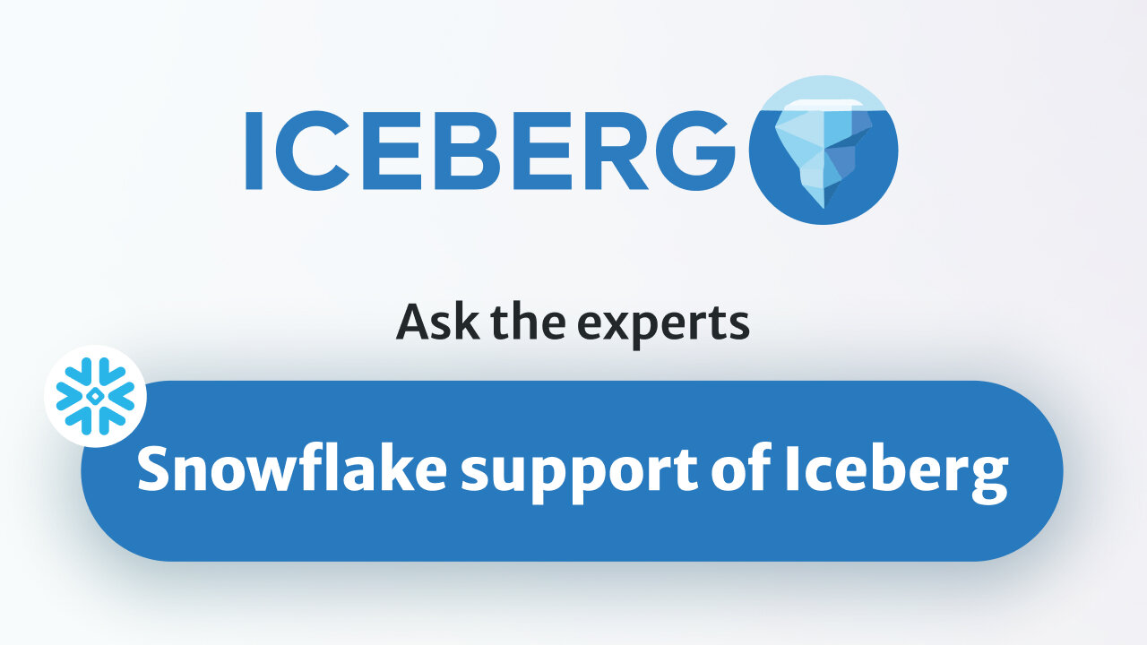 Snowflake Support Of Iceberg