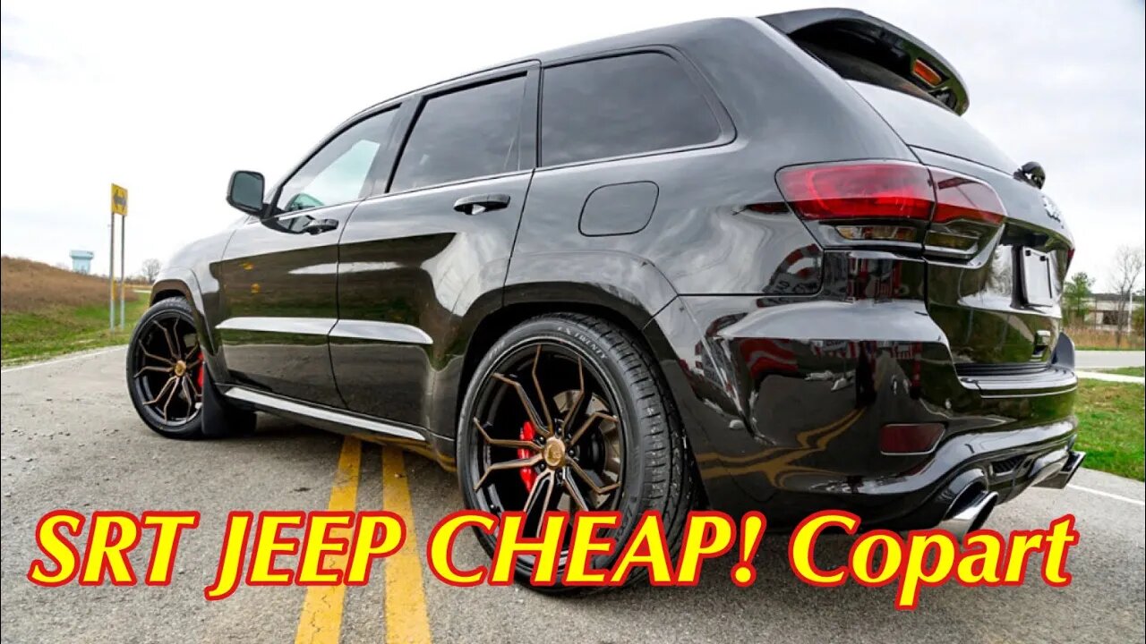 SRT Jeep For Cheap at Auction Copart Walk Around