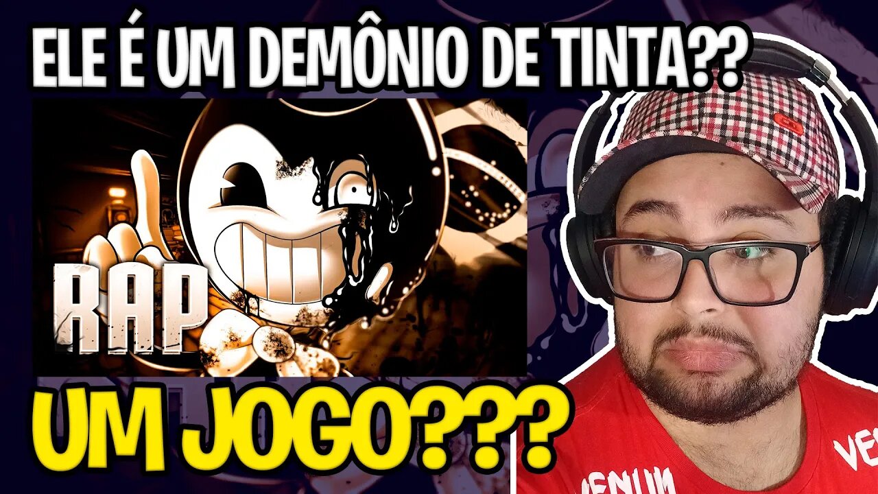 REACT Rap do Bendy - O DEMÔNIO DE TINTA | PAPYRUS DA BATATA