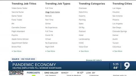 Brining back a changing workforce: experts weigh in on the pandemic's impact on economy