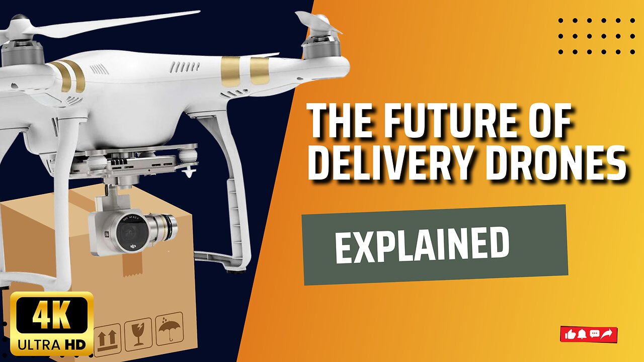 The Future of Delivery Drones Explained #drone #dronevideo #trending