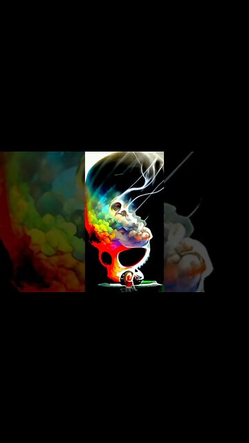 Rainbow Skull #digitalart #aiart #abstract #inspiration #art #creative #artwork #discodiffusion #ai