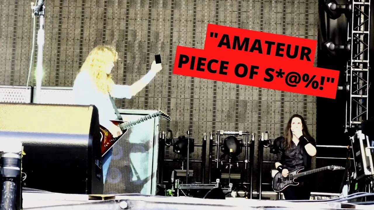 Dave Mustaine Goes Off On Judas Preist's Crew