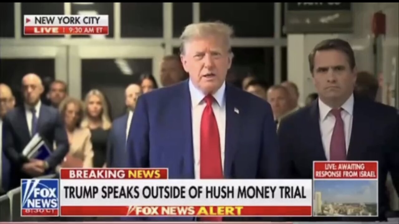 TRUMP❤️🇺🇸🥇DELIVER STATEMENT OUTSIDE🤍🇺🇸🏅NEW YORK COURTROOM💙🇺🇸🏛️👨⚖️⭐️