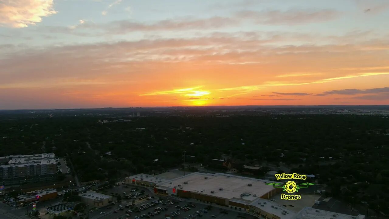 Flying a Drone at Sunset - Hyper Lapse #shortvideo - June 4 2022 in San Antonio TX