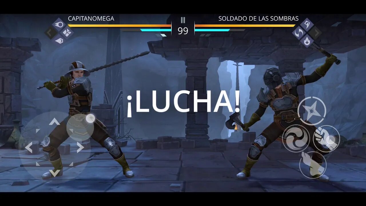 SHADOW FIGHT 3: MODO ECLIPSE - CAPITANOMEGA vs SOLDADO DE LAS SOMBRAS