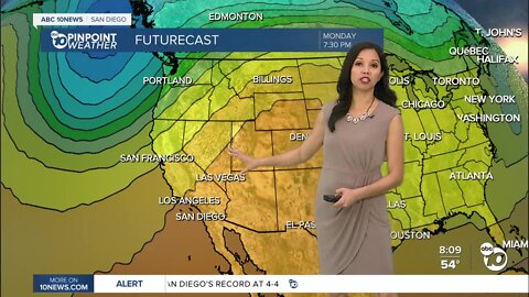 ABC 10News Pinpoint Weather for Sat. Apr. 8, 2023