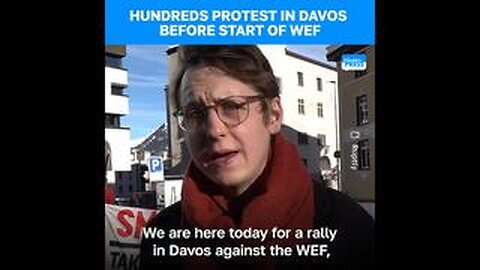 Rally against the WEF in Davos