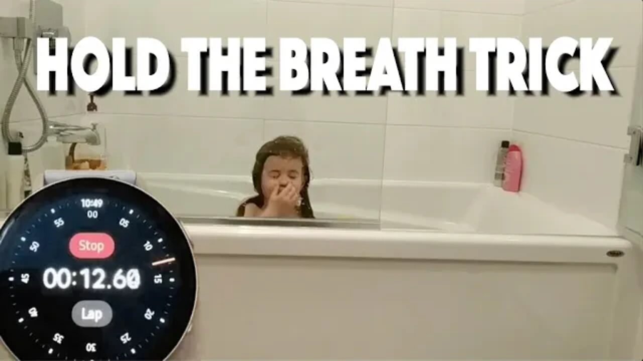 Trick for holding the breath