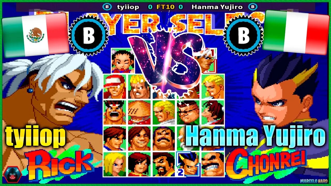 Real Bout Fatal Fury 2: The Newcomers (tyiiop Vs. Hanma Yujiro) [Mexico Vs. Italy]