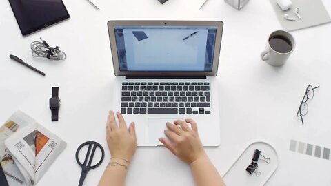 Free Stock Footage 4k Videos No Copyright Videos Typing Of Laptop, Hands Typing On Laptop Girl