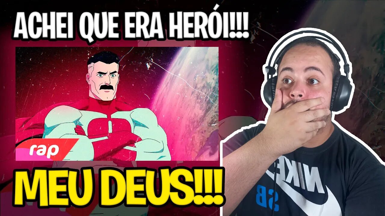 REACT Rap do Omni-Man (Invencível) - OLHEM PRO CÉU | NERD HITS