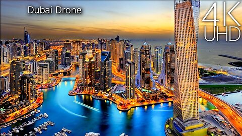 Dubai from drone