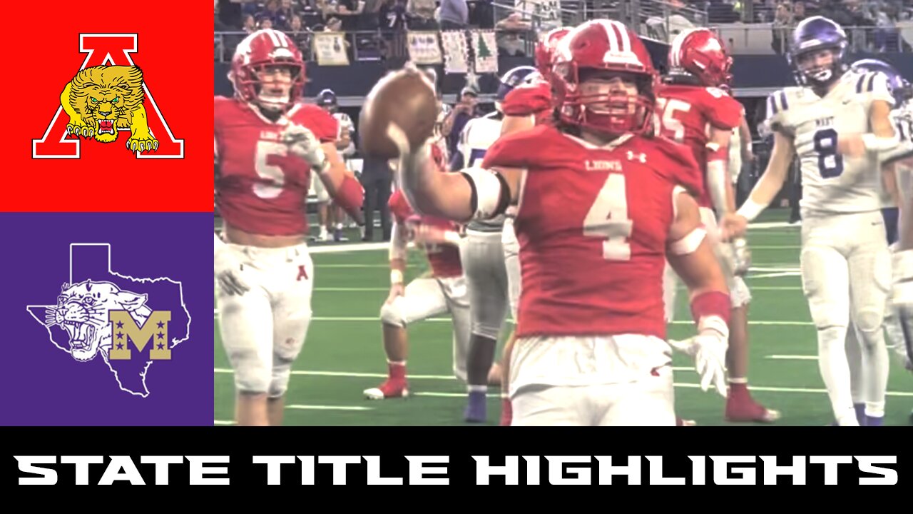 2022 Albany vs Mart State Championship Highlights