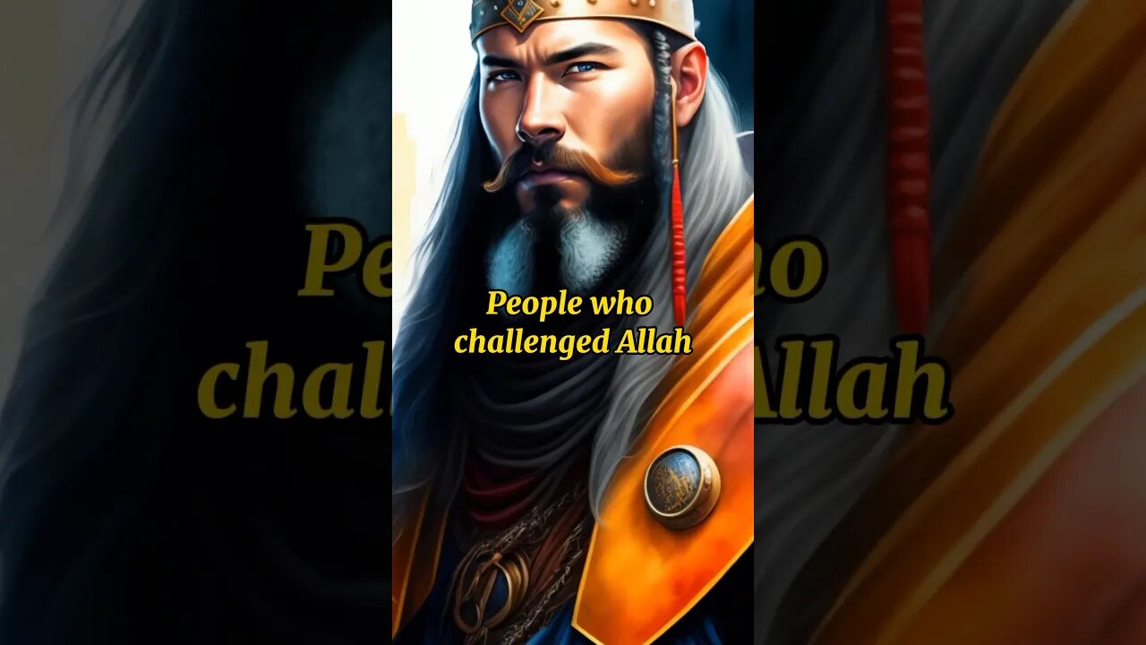 People who challenged Allah #youtubeshorts #islamicvideo #shortsfeed