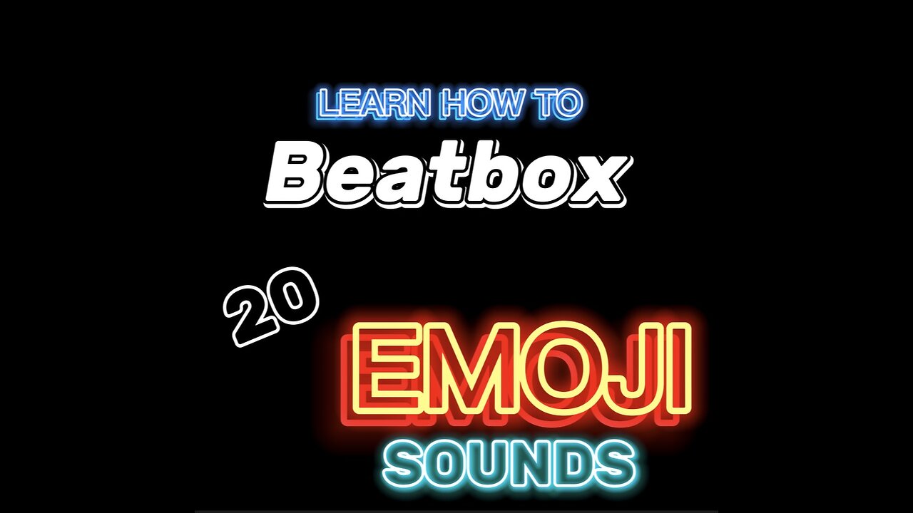 HOW TO BEATBOX 20 EMOJI SOUNDS!!