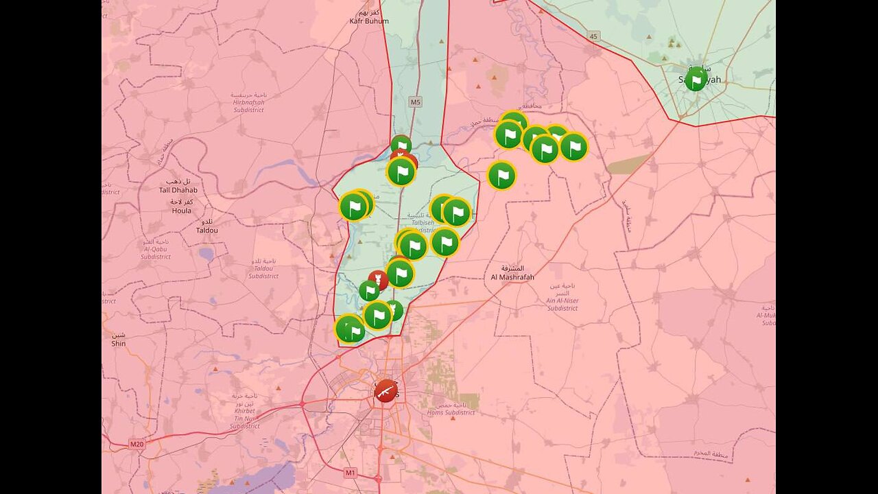 🇸🇾👀 Rebels are moving fast - north of Homs.