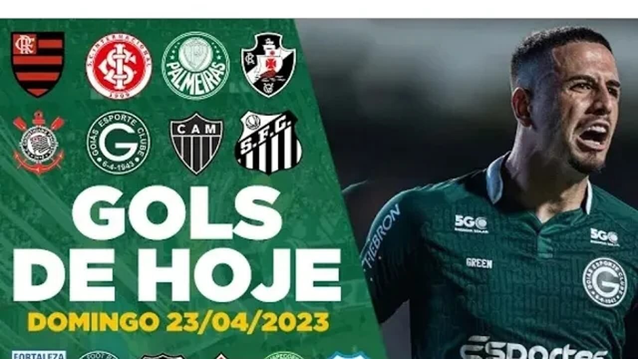 TODOS OS GOLS DO BRASILEIRAO SERIE A, SERIE B DESTE DOMINGO 23/04/2023 GOLS DE HOJE, GOLS DO DIA