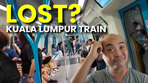 FIRST TIME Riding Train in Kuala Lumpur Malaysia!🇲🇾