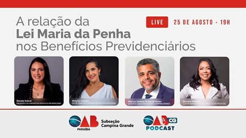 Lei Maria da Penha - #OABCG 164