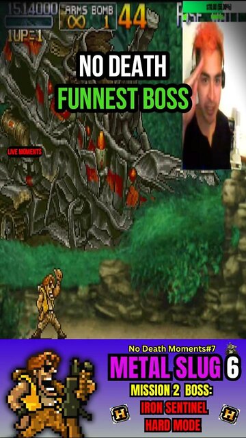 THE FUNNEST BOSS! - Iron Sentinel - Metal Slug 6 NO DEATH #shorts #metalslug6