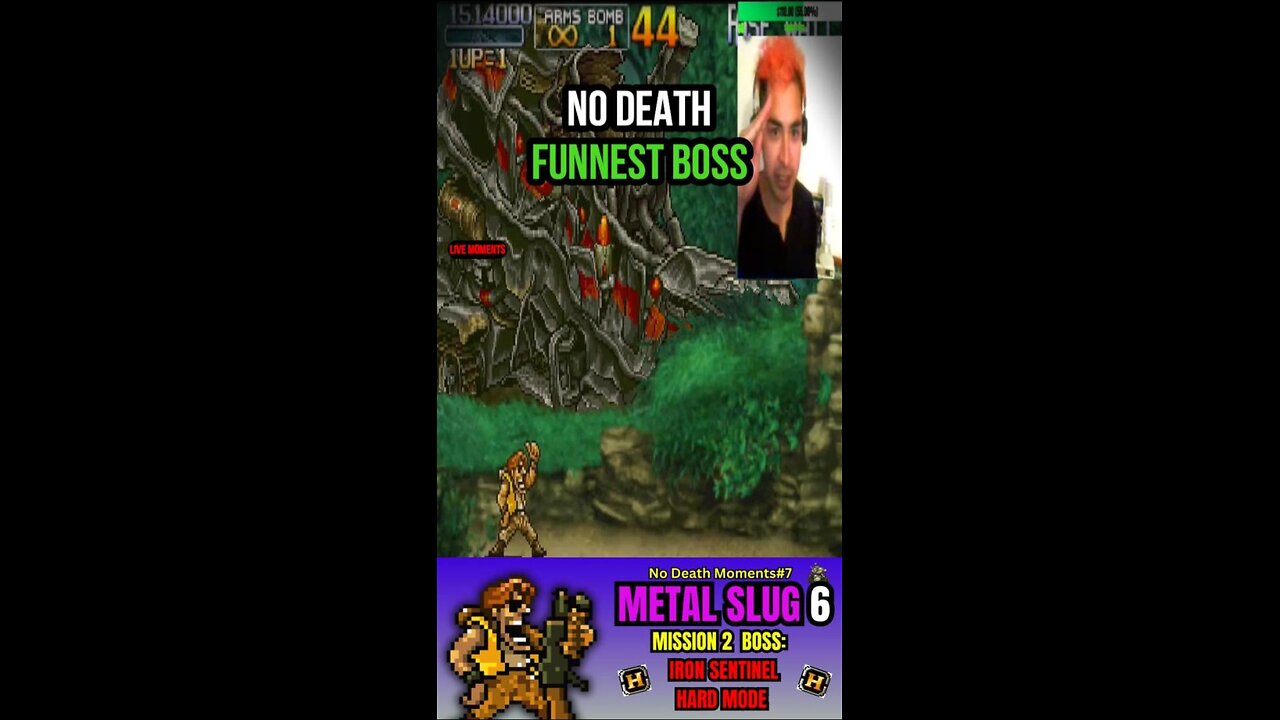 THE FUNNEST BOSS! - Iron Sentinel - Metal Slug 6 NO DEATH #shorts #metalslug6