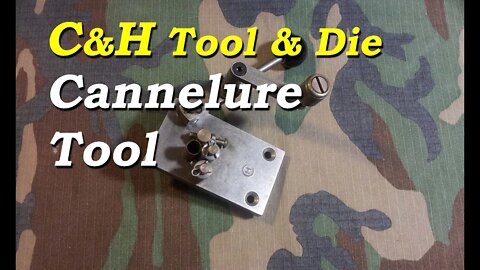 C&H Tool & Die Corp. Cannelure Tool. Quick Look at this High Quality Very Well Made Tool.