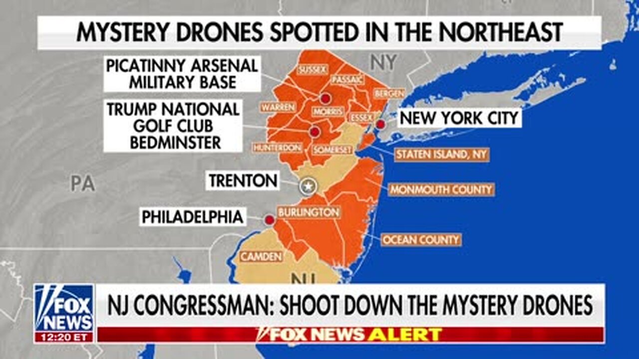 NJ lawmaker calls for mystery drones to be &apos;shot down&apos;