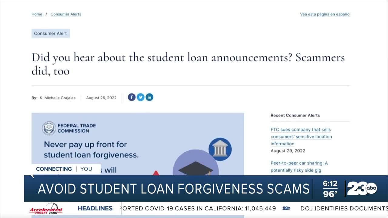 How to avoid student loan forgiveness scams